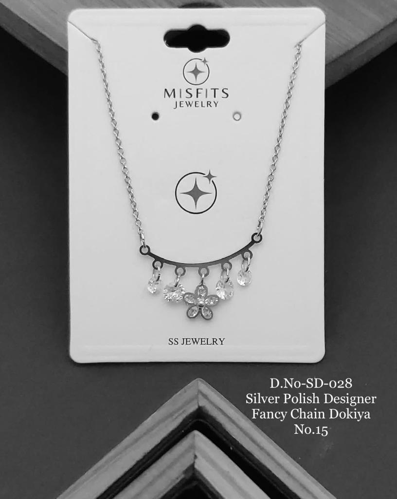 Rose Gold And Silver Designer Chain Catalog
